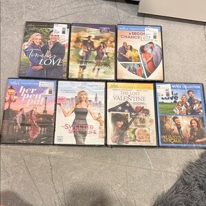 Hallmark Movie DVD Lot - Romantic Collection in Mixed Colors